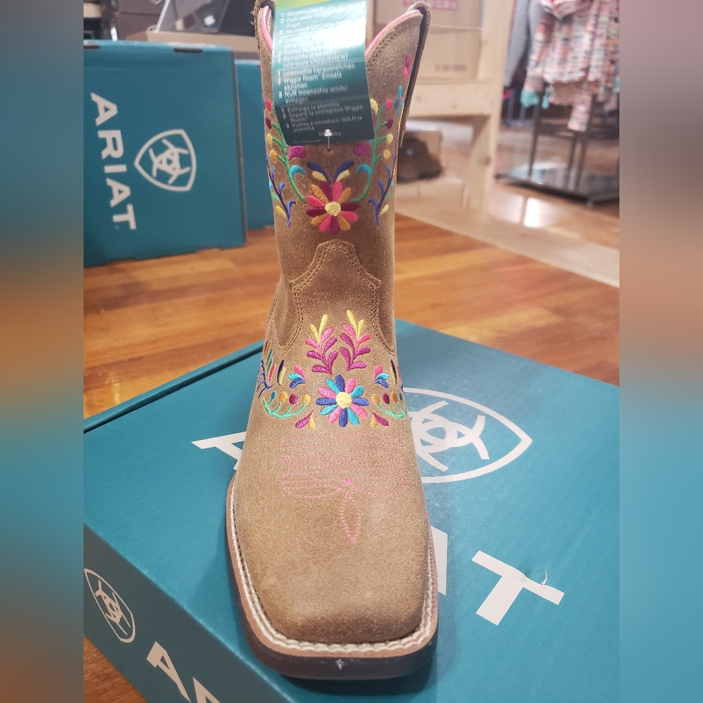 Ariat Kids Wild Flower Canyon Tan - Picture 2 of 4